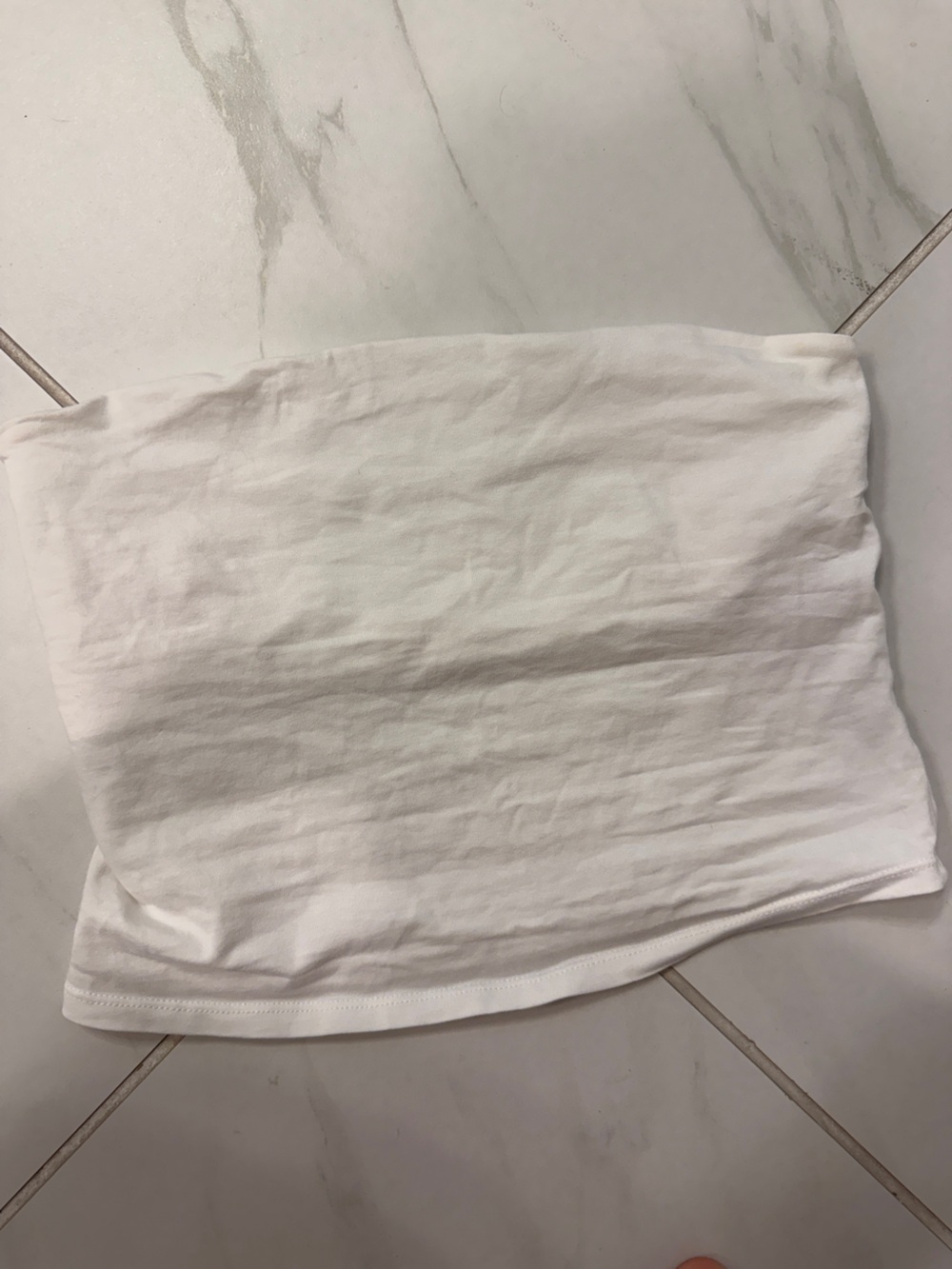 Free People - Simple White Cotton Tube Top